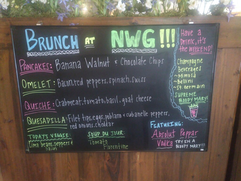 Northwest Grille Menu 2